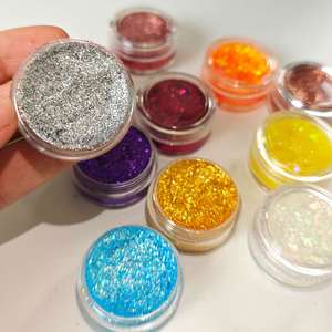 LKCH Newest Custom Logo High <b>Pigmented</b> Metallic Creamy <b>Eyeshadow</b> & Glitter Gel for Face & Body Use 17g Fashion - Product Image 5