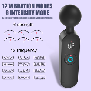 Intelligentes Digitales Display Japanisches Spielzeug für Frauen 12 Modi 6 Geschwindigkeiten G-Punkt Klitoris Stimulator Heizender <span class=keywords><strong>Vibrator</strong></span> für Magic Wand Sexshop - Product Image 2