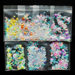 Vente en gros <span class=keywords><strong>de</strong></span> coquilles <span class=keywords><strong>de</strong></span> <span class=keywords><strong>flocon</strong></span> <span class=keywords><strong>de</strong></span> neige en fleur en argile polymère arrose les tranches <span class=keywords><strong>de</strong></span> coquilles pour Slime Diy Craft Art Décoration Gobelets - Product Image 6