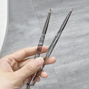 Pinceau à ongles style peinture à l'encre ancienne, manche en nylon durable pour gel acrylique, idéal pour la décoration en salon de beauté - Product Image 5