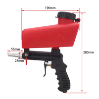 Pistolet de sablage à air de bonne qualité Pistolet de sablage portable à main Pistolet de sablage pneumatique