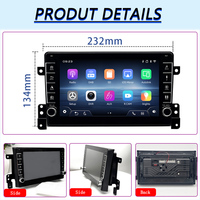 LELV Linux pour Suzuki Super Vitara 8 pouces Sportback Tableau de bord IPS Lecteur multimédia autoradio sans fil Carplay Android Auto