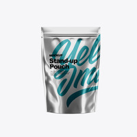 Pochettes debout en papier d'aluminium à impression personnalisée Sacs d'emballage alimentaire en plastique à fermeture éclair Granola avoine