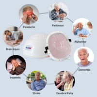 Casque de luminothérapie infrarouge proche (NIR) 810 nm pour le traitement des maladies cérébrales : soulagement de la migraine, Parkinson, Alzheimer, démence