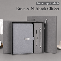 Petites commandes acceptées – Ensemble professionnel en cuir PU avec stylo signature et recharge, papier épais, carnet de notes A5 personnalisable pour étudiants