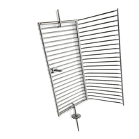 Accessoires de gril personnalisés haut de gamme Panier en maille pour barbecue Grande grille de gril avec poignée