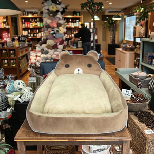 MEiweipet Unique Cuddly Micro Plush <span class=keywords><strong>Brown</strong></span> Bear Shape Cama para perros Cómodas camas para mascotas - Product Image 3