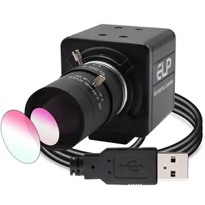 ELP 13 megapixel high resolution UVC 5-50mm Varifocal 10X Zoom HD mini industrial usb zoom camera for linux