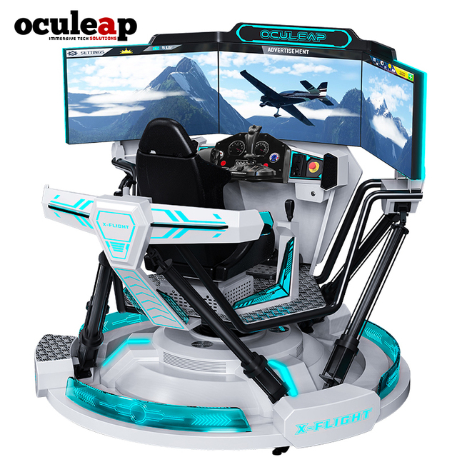 VR Flying Simulator Aircraft Teaching and Training 5D 7D 9D Science Popularization Exercise Equipment Study Simulation Cockpit