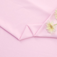Tela Jacquard de Punto con Burbujas de Poliéster y Spandex, 170GSM, Elástica en 4 Direcciones, Transpirable, Ligera, para Ropa Deportiva y Yoga para Chicas
