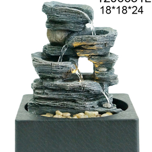 Fontaine d'eau <span class=keywords><strong>de</strong></span> décoration <span class=keywords><strong>de</strong></span> bureau d'intérieur antique fontaine d'eau <span class=keywords><strong>en</strong></span> résine Feng Shui <span class=keywords><strong>de</strong></span> <span class=keywords><strong>moulin</strong></span> <span class=keywords><strong>en</strong></span> pierre - Product Image 4