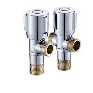 Wholesale angle valve sink faucet with sensor stainless steel all copper valve toilet basin control valve