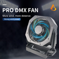 Ventilador Profesional DMX512 para Escenarios con Control Remoto, Viento Fuerte, Ángulo Ajustable, Soplador de Humo para Bodas, Fiestas, DJ, Efectos de Escenario
