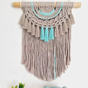 Tapiz de macramé moderno, decoración de pared de macramé - Product Image 1