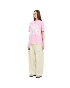 Camiseta <span class=keywords><strong>de</strong></span> algodón con diseño <span class=keywords><strong>de</strong></span> <span class=keywords><strong>conejo</strong></span>, corte holgado, con serigrafía y dos cabezas <span class=keywords><strong>de</strong></span> <span class=keywords><strong>conejo</strong></span> <span class=keywords><strong>de</strong></span> peluche suaves adjuntas - Product Image 3