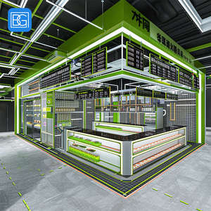 Cà phê cửa hàng quầy bar tùy chỉnh quán cà phê cửa hàng đồ nội thất thiết kế bong bóng trà cửa hàng phù hợp hiện đại - Product Image 2