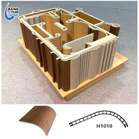 Panneau de finition en fibre de bois de bambou personnalisé avec des profilés rainurés arqués 3D pour revêtement mural intérieur commercial