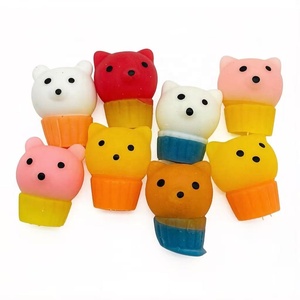Juguete Antiestrés de Oso Suave de TPR, Animales Elásticos, Juguetes Blandos para Niños y Adultos, Pelota para Apretar para Aliviar la <span class=keywords><strong>Ansiedad</strong></span>, Concentración y Relajación - Product Image 1