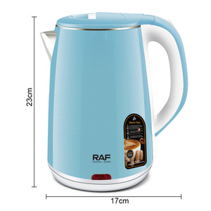 RAF Double Wall Insulation Electric Kettle Super High Quality Cool Touch Design BPA Free Keep <b>Warm</b> Function for Household Use 2L - Product Image 4