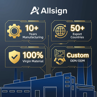 Plaque acrylique transparente Allsign en MMA, écologique, résistante aux UV, épaisseur 1,8 mm-5 mm, pour découpe