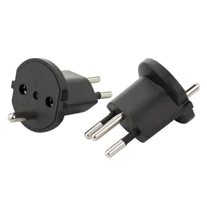 SEV SN441011 Swiss plug IEC60884 Class Ideal EU to Swiss Fix Adapter Type J Plug Adapters France Schuko to Switzerland Adapter