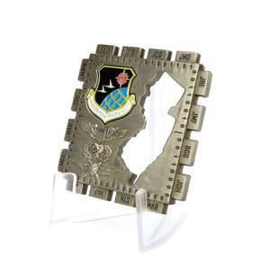 Прямая поставка оптом, недорогая металлическая вырубка, 3D-эмалированная гравированная Лазерная монета - Product Image 2