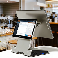 Terminal de point de vente intelligent avec écran tactile interactif, terminal commercial 15,6 pouces, caisse enregistreuse, conception personnalisée directe d'usine