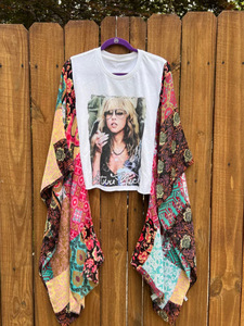 <span class=keywords><strong>T</strong></span>-<span class=keywords><strong>shirt</strong></span> à manches courtes pour femmes de style <span class=keywords><strong>vintage</strong></span> à motif personnalisé - Product Image 3