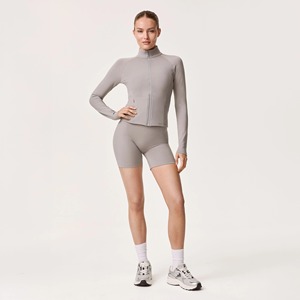Tight Fit <b>Shaping</b> Seams <b>High</b> <b>Waist</b> Solid Color Yoga <b>Shorts</b> Fly Sweat-Wicking Four-Way Stretch Activewear Training <b>Shorts</b> - Product Image 5
