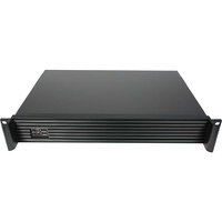 1,5 U menara komputer kecil kontrol industri Motherboard ATX tinggi penuh dimasukkan secara horizontal kartu grafis 1U stok Server