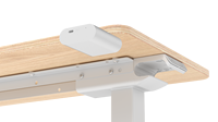 Bureau électrique flexible à une seule jambe JIECANG, table de sport réglable avec batterie sans fil et amovible