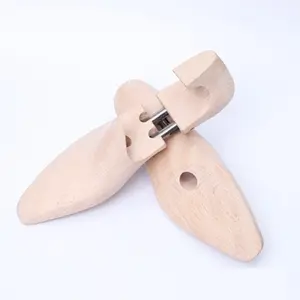 LM046 Customized Beech Wooden Shoe Tree For Mens Adjustable Size