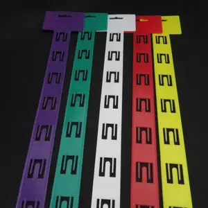 Bandes de marchandises avec 20 S crochets puces présentoir affichage au détail Clip d'affichage en plastique