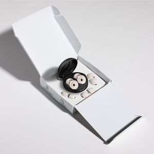 Bouchons d'oreilles anti-bruit personnalisés avec logo, protection auditive, isolation phonique, en silicone, pour le sommeil, brevet européen - Product Image 4