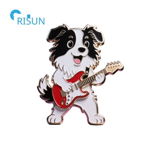 Tùy chỉnh vật nuôi con chó con cừu con Chó chăn Cừu biên giới Collie hat đồ trang sức men ve áo Pin huy hiệu Trâm tùy chỉnh biên giới Collie men Pin - Product Image 6