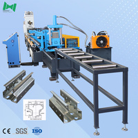 Máquina Automática de Conformación de Perfiles para Estanterías de Paletización, Estructura Resistente, con PLC y Caja de Cambios para Producción Rápida