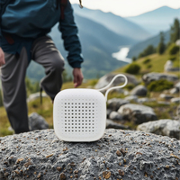 Mini haut-parleur intelligent avec éclairage LED RVB porte-carte cartable extérieur produit de batterie vente chaude transfrontalière