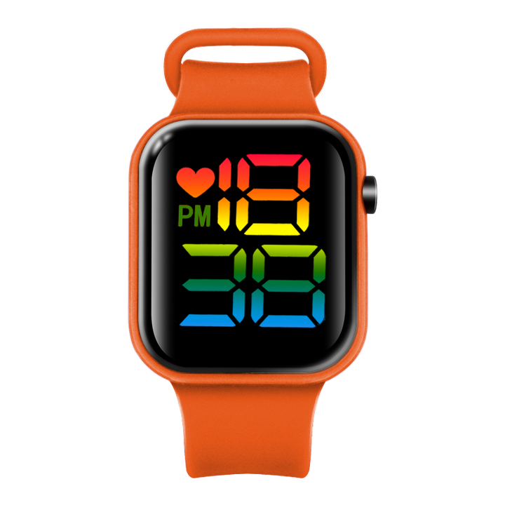 Children's Cute Sports Fashion Cartoon LED Watch Wholesale