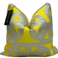 Housse de coussin jacquard chaîne de haute qualité, élégante, motifs variés, taie d'oreiller décorative pour hôtel, maison, canapé
