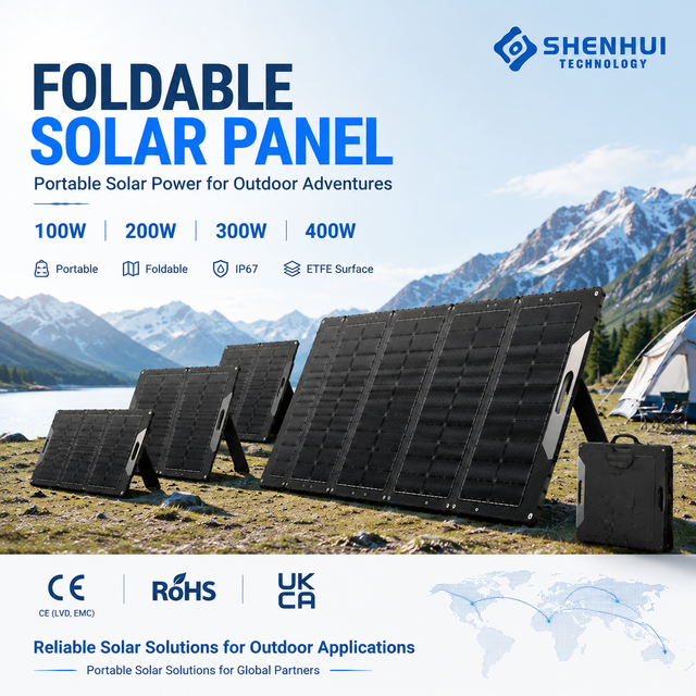 200W Foldable Solar Panel Kit Portable Monocrystalline ETFE Solar Charger for Power Station Camping Hiking Outdoor IP67 MC4 UKCA