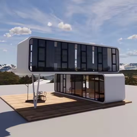 Chine Cabine modulaire directe d'usine-Maison préfabriquée à faible coût pour la vie et Airbnb 20 pieds Utilisation de la cabine Apple pour l'hôtel et le salon.