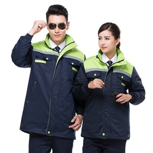Overol de Seguridad para Trabajo en Invierno, Color Gris con Rojo, Uniformes Industriales Resistentes para Mecánicos y Trabajadores de Taller - Product Image 4