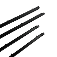 Joint d'étanchéité extérieur en caoutchouc noir pour portes et vitres de Hilux 1990-1997 68210-89106 68160-89120 68180-89103
