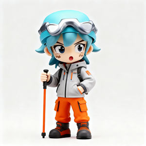 Изготовленные на заказ виниловые фигурки из ПВХ в стиле Q-версии (мультфильм и военный) для детей от 14 лет и старше от фабрики игрушек - Product Image 2