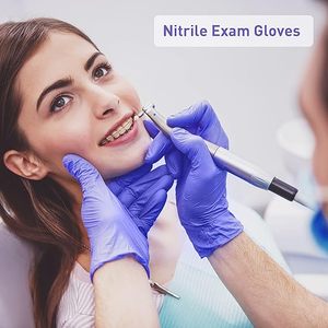 <strong>Disposable</strong> <strong>Nitrile</strong> Examination <strong>Gloves</strong>- Medical Powder Free Non-Sterile Surgical <strong>Nitrile</strong> Latex Exam <strong>Gloves</strong> - Product Image 5