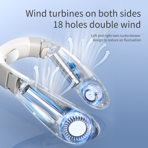 Mini Ventilador de Cuello Telescópico con Refrigeración por Semiconductor, Sin Aspas, Recargable por USB, Portátil, 4000mAh, 3-6 Horas de Duración - Product Image 5