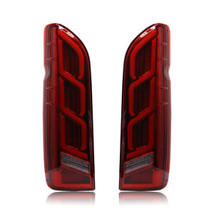 أحدث مجموعة أضواء خلفية للسيارة من دي كيه موشن لتويوتا هايس سلسلة 200 موديلات 2005-2019، مصباح خلفي LED مع فيلم عاكس حقيقي وعلامة E - Product Image 5