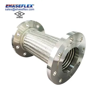 FM Stainless Steel Bellows longgar Flange ANSI fleksibel bersama dengan dikepang