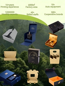 Boîte à <span class=keywords><strong>chocolat</strong></span> rigide de luxe avec tiroir, couleur ivoire crème, logo en feuille d'or, emballage pour <span class=keywords><strong>chocolat</strong></span> belge individuel, idéale pour les cadeaux de mariage - Product Image 6
