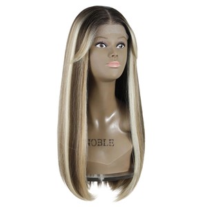 6x6 tổng hợp clip trong tóc giả mới có thể tháo rời kết hợp miễn phí phần dài thẳng ren phía trước đóng cửa và tổng hợp tóc tóc giả clip trong tóc giả - Product Image 2